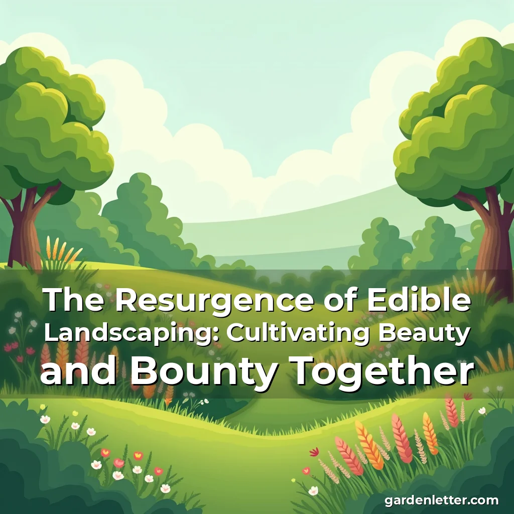 Read more about the article The Resurgence of Edible Landscaping: Cultivating Beauty and Bounty Together