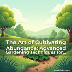 Read more about the article The Art of Cultivating Abundance: Advanced Gardening Techniques for Modern Growers
