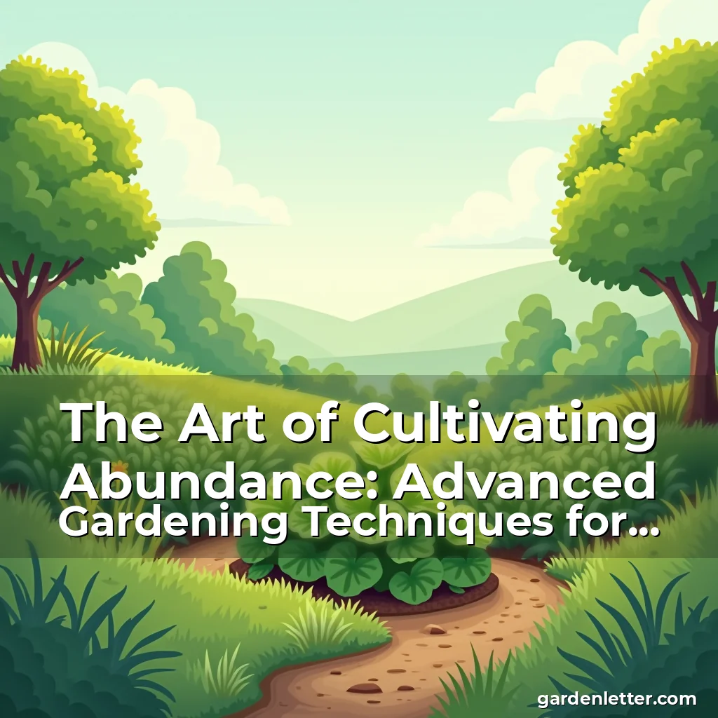 Read more about the article The Art of Cultivating Abundance: Advanced Gardening Techniques for Modern Growers