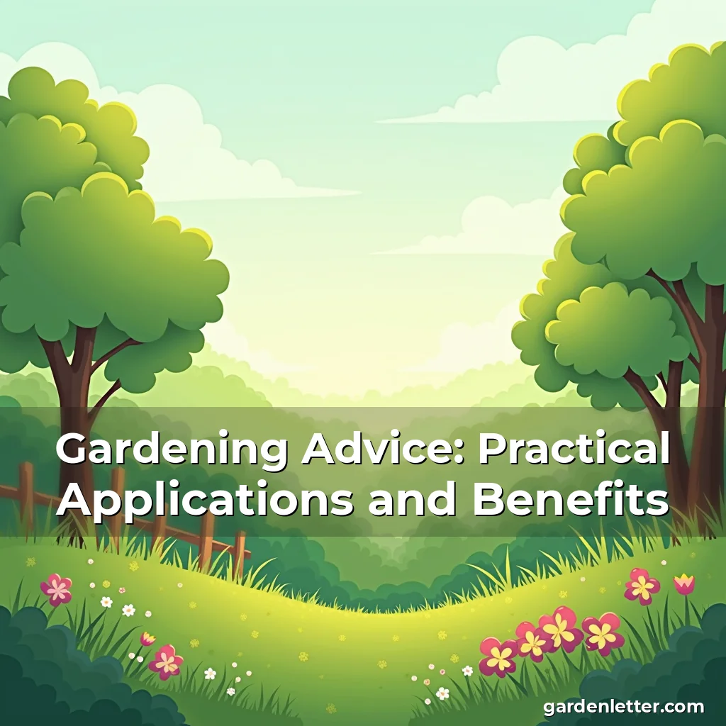 Read more about the article Gardening Advice: Practical Applications and Benefits