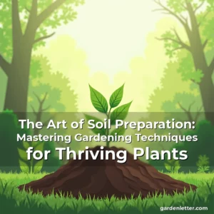 Read more about the article The Art of Soil Preparation: Mastering Gardening Techniques for Thriving Plants